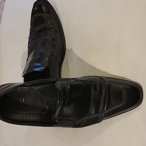 Cole Haan leather dress shoes, slip ons sz11